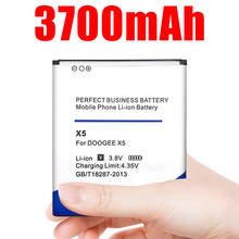 3700mah Doogee X5 Battery for s Pro Replacement Mobile Phone 2024 - buy cheap