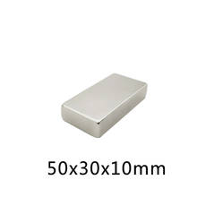 1/2/3/5/10PCS 50x30x10mm Big Powerful Quadrate Magnets Permanent Magnet N35 NdFeB Super Powerful Neodymium Magnetic 50*30*10mm 2024 - buy cheap