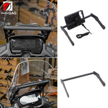 Soporte de placa de navegación GPS para motocicleta, accesorio negro para Honda CB 500X CB500X, teléfono inteligente 2024 - compra barato