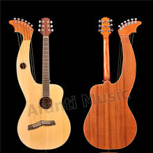 Ель Топ/Sapele задние и боковые/розовое дерево гриф и гайка Afanti гитара-Арфа (AHP-1006S) 2024 - купить недорого