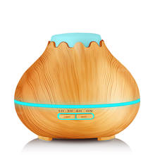 400ml Air Humidifier Essential Oil Diffuser Aroma Lamp Aromatherapy Electric Aroma Diffuser Mist Maker for Home-Wood 2024 - buy cheap