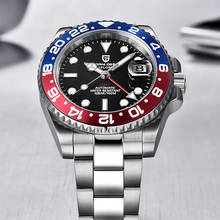 PAGANI DESIGN Top Brand GMT Mechanical Wristwatch Sapphire Glass Waterproof Automatic Watch Stainless Steel Business Men's Watch 2024 - buy cheap