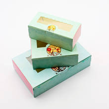 10 шт. бумажная Подарочная коробка Свадебная коробка для конфет и печенья подарочные коробки для сладостей Свадебная вечеринка дети подарок на день рождения Подарочные коробки для тортов упаковка окна 2024 - купить недорого