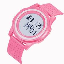 Digital Led women Girl watch fashion pink Silicone waterproof sport lady wristwatch reloj mujer Alarm stopwatch female clocks 2024 - buy cheap