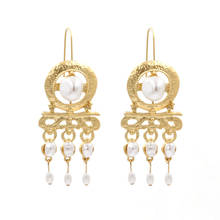 Christmas gift Pearl Stud Earrings for women vintage women's Earring zircon Earrings for women Statement Earring Jewelry 2024 - buy cheap