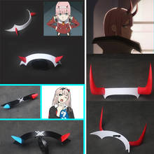 Anime mp3 in the franxx cosplay zero two code: 002 chifre diabólico arco de cabelo adereços de fantasia 2024 - compre barato