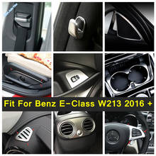 For Mercedes-Benz E-Class W213 2016 - 2020 Hook / Seat & Rear Trunk Adjust Button / Headlight / Steering Wheel Cover Trim ABS 2024 - buy cheap