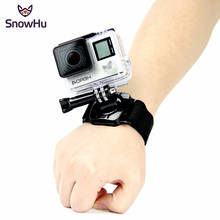 Аксессуары SnowHu для Gopro 360 градусов вращение ручной ремешок на запястье для спортивной экшн-камеры Go pro Hero 9 8 7 6 5 для экшн камеры Yi 4k для спортивной экшн-камеры sjcam камера LD09 2024 - купить недорого