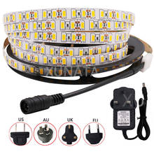 DC12V LED Strip Light SMD 5630 5730 120LEDs/M Flexible LED Tape with AU/US/AU/UK Power Plug Super Bright Cool White Warm White 2024 - buy cheap