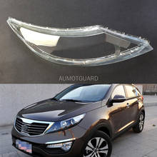 Lente de faro delantero de coche, cubierta de carcasa de repuesto para Kia Sportage R 2009, 2010, 2011, 2012 2024 - compra barato