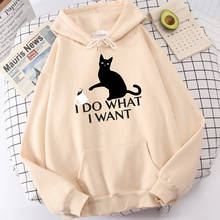 i do what i want balck cats cute kawaii Mens Hoodies Autumn Winter Sweatshirt Fashion Hoodie Casual Sweatshirt Men Tracksuit 2024 - buy cheap