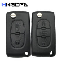 2/3 Buttons Remote Key shell For peugeot 408 308 407 206 307 406 207 208 For Citroen C3 Picasso Car key Case Fob CE0536/CE0523 2024 - buy cheap