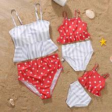 Matching Family Bathing Suits Children Baby Beach Swimwear Mother Girl Bikini Swimsuit For Mom & Daughter Swimsuits Clothes 2024 - buy cheap
