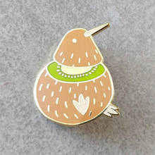 Kiwi Kiwi Bird Fruit Brooch Pins Enamel Metal Badges Lapel Pin Brooches Jackets Jeans Fashion Jewelry Accessories 2024 - buy cheap
