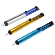 Алюминиевый отсос для припоя, 1 шт., инструмент для удаления припоя, Оловянная ручка, устройство для удаления, синий Вакуумный паяльник, устр... 2024 - купить недорого