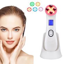 Face Massager Facial Mesotherapy Electroporation RF Radio Frequency LED Photon Face Lifting Tighten Wrinkle Removal Skin Care 2024 - buy cheap