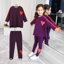 2020 Girls clothes Sets Bat shirt sweatshirt  print Lovely pattern Children Tracksuit kids clothing suit casual toddler baby 2Ps 2024 - buy cheap