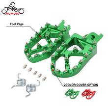 Motorcycle CNC Footrest Footpeg Foot Pegs For Kawasaki KX250F KX250 KX450 KX450F KLX450F KX 250 450 250F 450F KLX 450F 2020 2024 - buy cheap