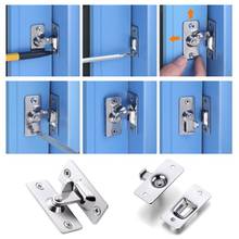 Stainless Steel 90 Degree Buckle Hook Door Lock Bolt for Sliding Door Window Kit H55E 2024 - buy cheap