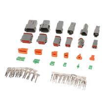 DEUTSCH Termial kit - 2 3 4 6 8 12 pin connectors 12v cable connector 2024 - buy cheap