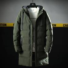 New Men's Parkas Long Cotton Winter Jacket Coat for Men Brand Bomber Jacket Thick Parka Homme Warm Tops -20 Degree 2024 - buy cheap