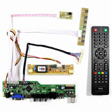 Placa de driver para tv ssd 21.5 '', matriz de exibição de tela + usb + vga + hdmi, placa de controlador compatível com 1920x1080 2024 - compre barato