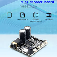 Placa receptora VHM-314 V3.0 MP3, Módulo de placa decodificadora de recepción de Audio con Control remoto IR, Bluetooth 2024 - compra barato