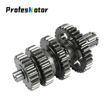 LF125 Transmission Gear Box Counter Shaft kit For lifan 125 125cc 1P52FMI Horizontal Engines Dirt Pit Bikes Parts Engine Parts 2024 - buy cheap