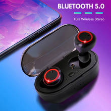 Беспроводные наушники TWS 5,0 Bluetooth Hi-Fi стерео Bluetooth гарнитура для геймеров спортивные наушники с зарядным боксом беспроводные наушники 2024 - купить недорого