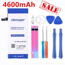 100% Original chensuper 4600mAh for iphone 6sPlus Battery IPhone6SPlus  Gift Tools+Stickers Tracking Number 2024 - buy cheap