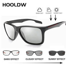 HOOLDW Photochromic Sunglasses Men Driving Anti-glare Goggles Polarized Sun glasses Men Chameleon Glasses Change Color Eyewear 2024 - buy cheap