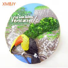 3d Fridge Magnets Souvenir Venezuela Magnet sticker Venezuela World Tourism Memorial Resin Fridge Magnet Creative Fridge Magnet 2024 - buy cheap