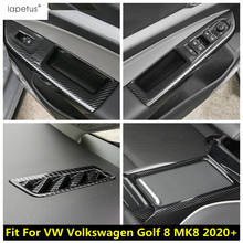 Carbon Fiber Accessories Armrest Window Lift Button / Air AC Outlet Vent Cover Trim For VW Volkswagen Golf 8 MK8 2020 - 2022 2024 - buy cheap