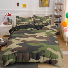Home Textile Cool Boy Girl Kid Adult Duver Cover Set Camouflage Bedding Sets King Queen Twin Comforter Covers With Pillowcase 2024 - buy cheap