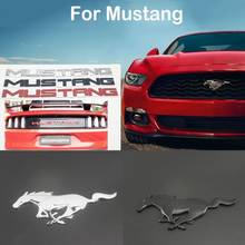 Mustang-pegatina de emblema de coche GT350 GT500, cabeza de motor delantera de caballo poni, parrilla, capó, insignia, emblema, pegatina para Ford 2024 - compra barato