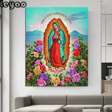 Our Lady of Guadalupe 5D Diamond Painting Picture Of Rhinestones Diamond Embroidery Religion Mosaic Needlework Home Decoration 2024 - buy cheap