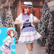 Love Live School Idol Project Snow Halation Maki Nishikino Cosplay Costume Uniform Outfit Fancy Party Dress Halloween Costumes 2024 - buy cheap