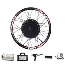 Мотор-колесо для велосипеда, 1500 Вт, 48 В, 20-29 дюймов, 700C, дисковый тормоз, комплект для переоборудования электрического велосипеда дюйма, обод MTX 2024 - купить недорого