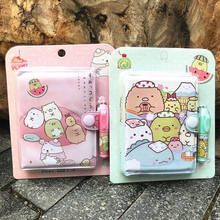 12 pcs/lot Sumikko Gurashi Notebook Set With Ballpoint pen Cute Portable Note Book Diary Planner Stationery gift School Supplies 2024 - buy cheap
