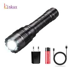 USB Rechargeable LED Flashlight Ultra Bright torch Waterproof Tactical Torch 5 Mode Flashlight For Camping Hunting 2024 - buy cheap