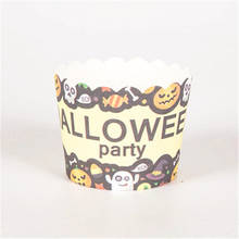 Halloween Ghost Muffins Paper Cupcake Wrappers Baking Cups Cases Cake Cup Decorating Tools Halloween Party Cupcake Paper Cups 2024 - buy cheap