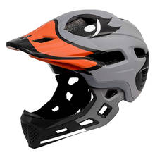BATFOX-casco de Ciclismo de cara completa para niños, protección profesional, desmontable, para bicicleta de montaña y carretera 2024 - compra barato