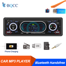 La Radio del coche Autoradio coche de Control remoto de Radio estéreo de 1 Din Bluetooth Audio AUX/TF/USB Auto de carga del teléfono de Autoradio 2024 - compra barato