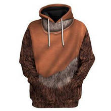 Ewok Cosplay Hoodie 3D Printed Sweatshirt Men Women Casual Streetwear Pullover Girl Boy New Year's Gift 2024 - buy cheap