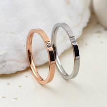 Titanium Lovers Titanium Steel Ring rose gold Size 4 5 6 7 8 9 10 H9 2024 - buy cheap