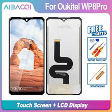 Новый сенсорный экран AiBaoQi 6,49 дюйма + ЖК-дисплей 1560x720 в сборе, замена для телефона Oukitel WP8 Pro 2024 - купить недорого