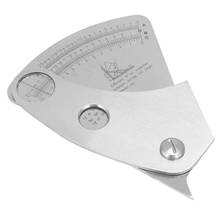 C100 Fan Shape Welding Gauge Angle Height Test Ruler Welding Inspection Gage 2024 - buy cheap