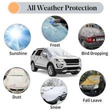 Auto Snow Protect Cover Car Front Wndow Cover Sun Shade Protector Outdoor Wind Dust Snow Rain Protective Cover Auto Accessories 2024 - buy cheap