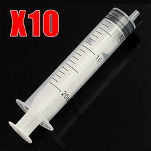 10pcs 20ml Sampler Plastic Syringe Cubs Measure Nutrient Hydroponic Nutritional Measurement Medical Health Tool (without needle) 2024 - buy cheap