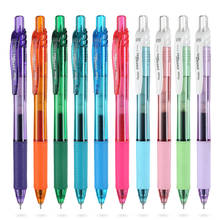 Pentel EnerGel цветная гелевая ручка BLN105 быстросохнущая ручка-пресс роликовый шарик 0,5 мм металлическая игла ручка для офиса школьные принадлежности 2024 - купить недорого